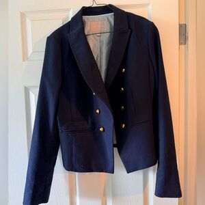 Banana Republic navy blazer with gold buttons size 14